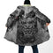 3D Digital Printed Full-zip Cardigan Cotton-padded Jacket